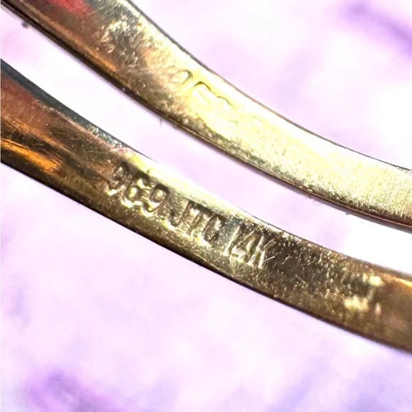 Vintage 14k Diamond Ring Set - Picture 7 of 7